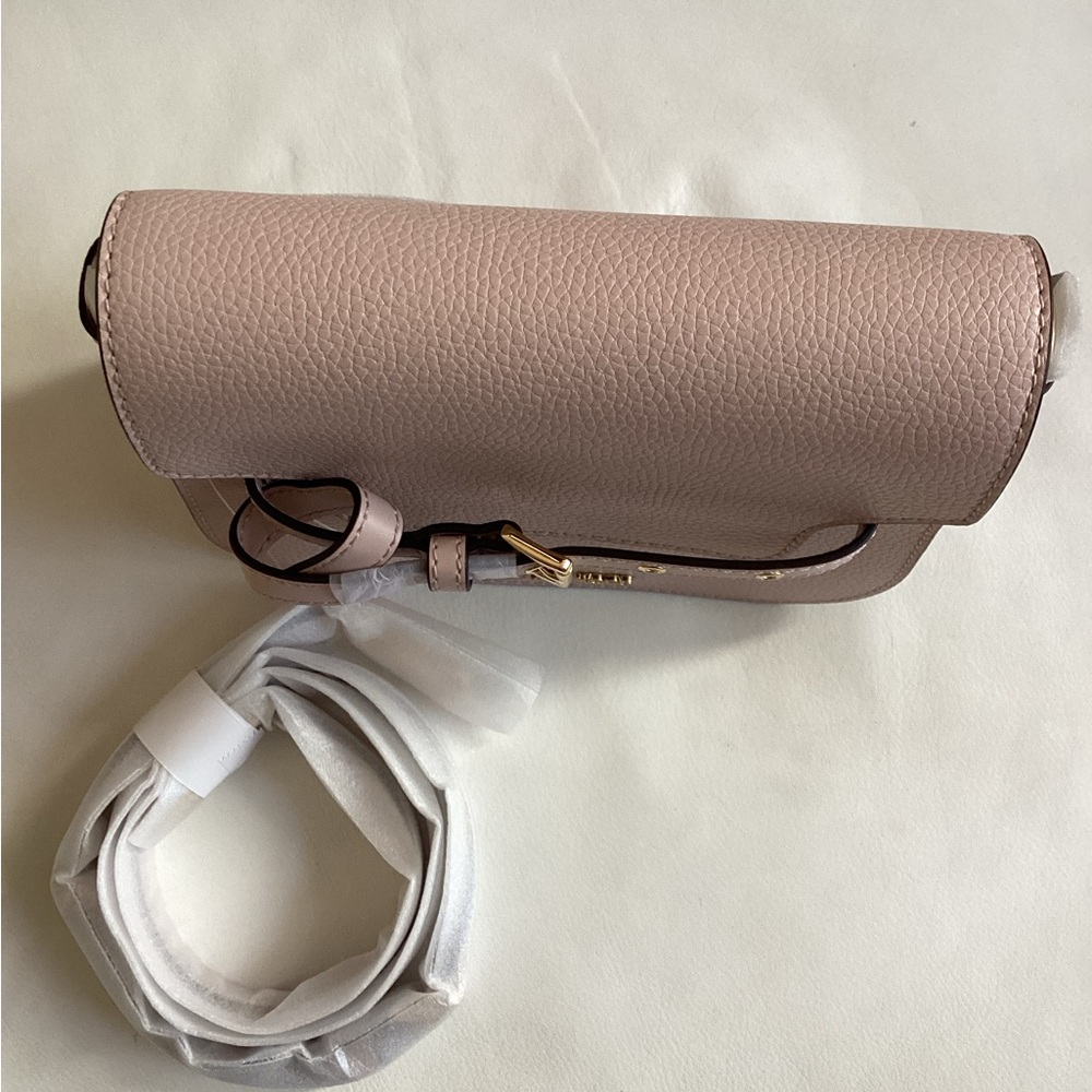 Michael Kors Blush Leather Crossbody with Gold Details Small NWOT - Picture 6 of 11